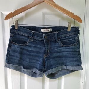 Hollister Dark Wash Jean Shorts